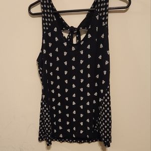 Old navy tie Keyhole Back tank